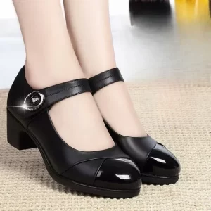 Spring and Autumn New Round Head Sports Thick Follow up Shoes Fashionable, Comfortable and Sexy Casual Banquet Women's Shoes