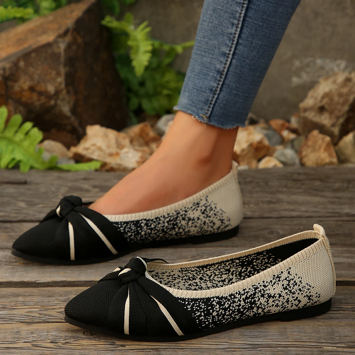 Spring and Autumn New Pointed Toe Comfortable Casual Single Shoes Fashion Light Mouth Large Size Lightweight Flat Shoes Women - Image 10