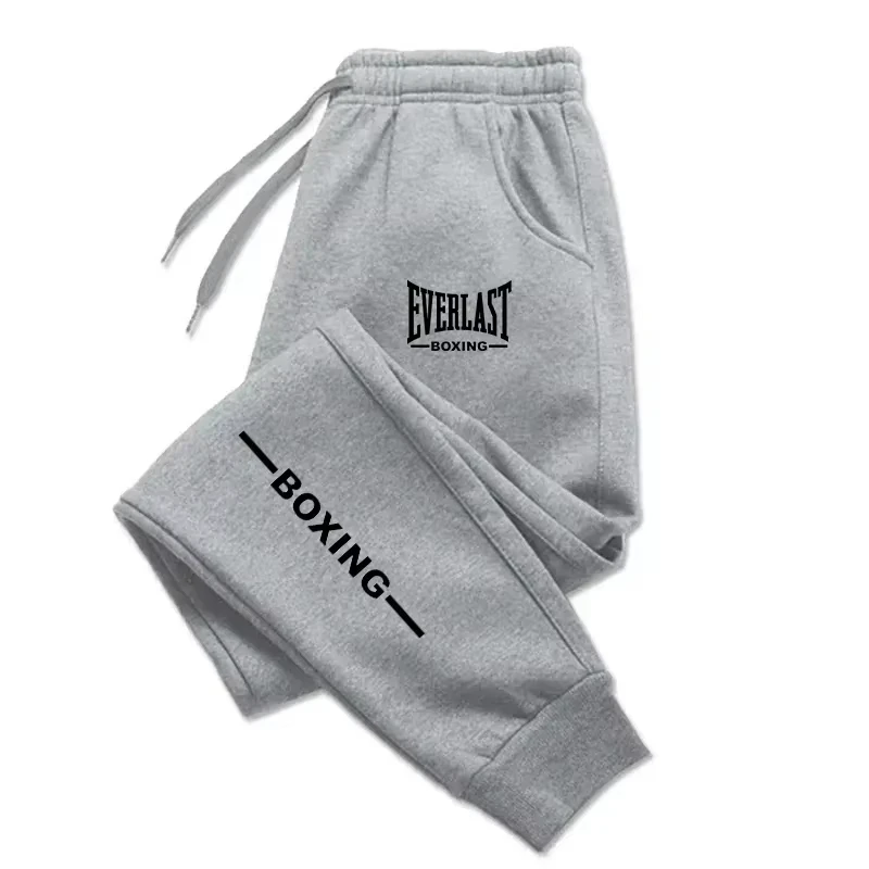 Autumn Everlast printed jogging pants men's sports pants men's sports pants men's brushed sports pants gym women's winter pants - Image 3