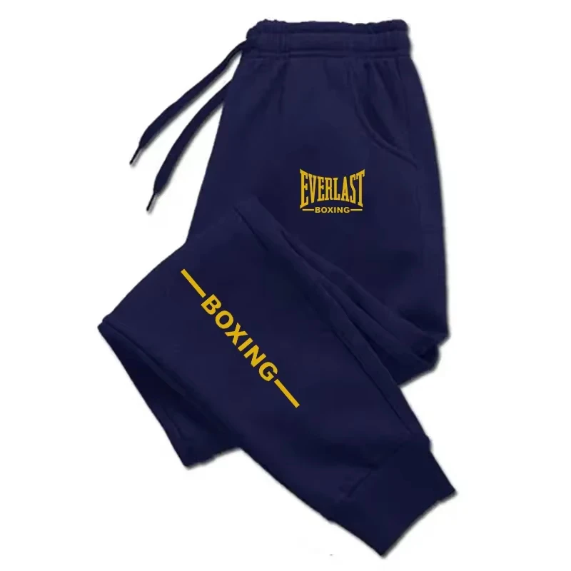 Autumn Everlast printed jogging pants men's sports pants men's sports pants men's brushed sports pants gym women's winter pants - Image 10