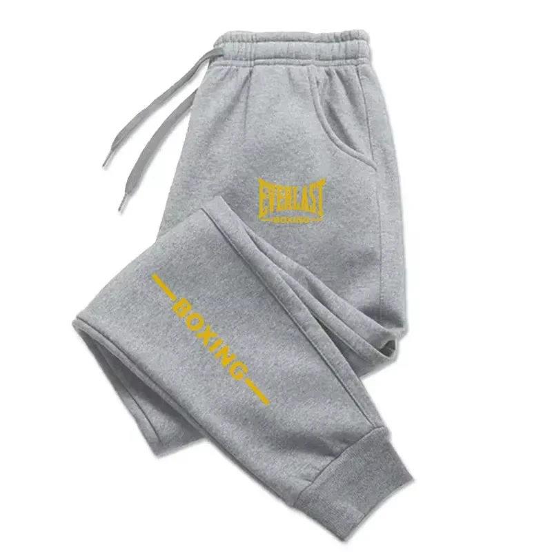 Autumn Everlast printed jogging pants men's sports pants men's sports pants men's brushed sports pants gym women's winter pants - Image 4