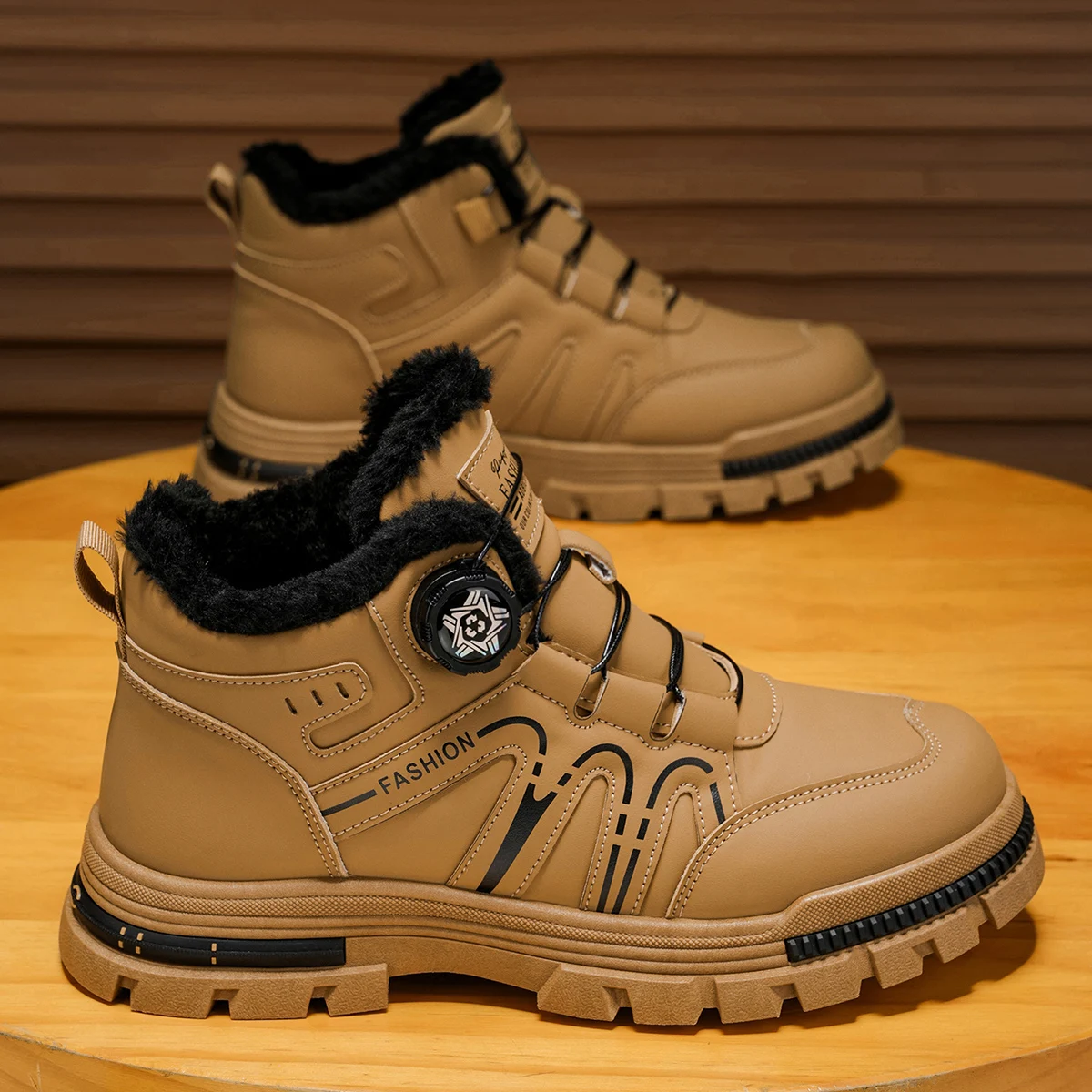 Men's high top denim boots, casual sports shoes, trendy and fashionable men's boots - Image 2