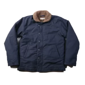NON STOCK USN N-1 Deck Jacket Sherpa Lining Military Style Men Warm Coat 3 Colors