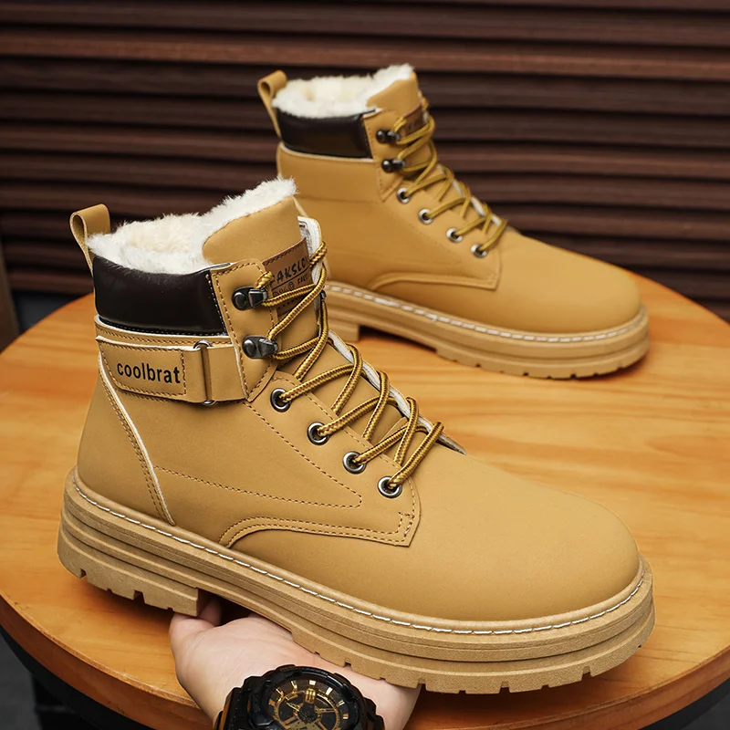 Men's high top denim boots, casual sports shoes, trendy and fashionable men's boots - Image 7