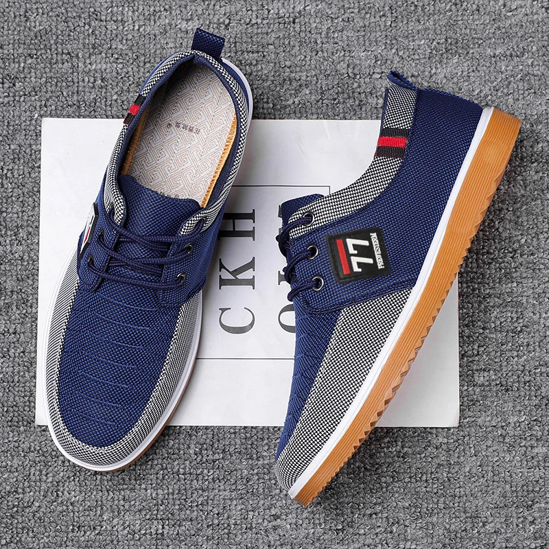 2025 New Fashionable Trendy Men's Shoes Casual Sports Shoes Comfortable and Versatile Knitted - Image 2