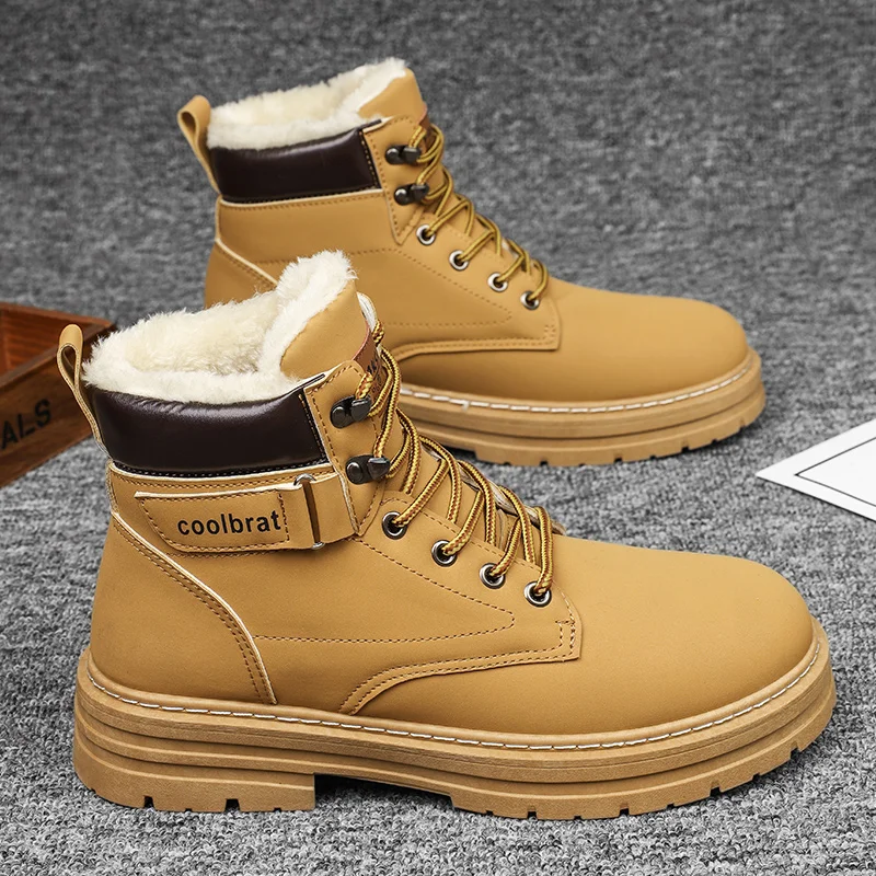 Men's high top denim boots, casual sports shoes, trendy and fashionable men's boots - Image 2