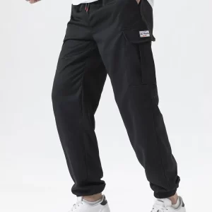 Men's Casual Cargo Sweatpants Spring/Autumn S-2XL Waist Drawstring Joggers Hiking Tactical Pants for Men with Pockets