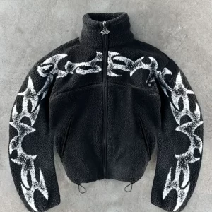 Street Cool Original Jacket Graphic Printed Jacket Upright Collar Zipper Autumn - Winter New Retro Classic Hip Hop Men And Women